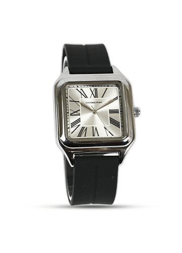 Universe Point Square Silver Dial