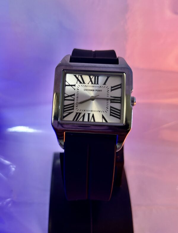 universepoint-squareblack-3 Universe Point Square Silver Dial